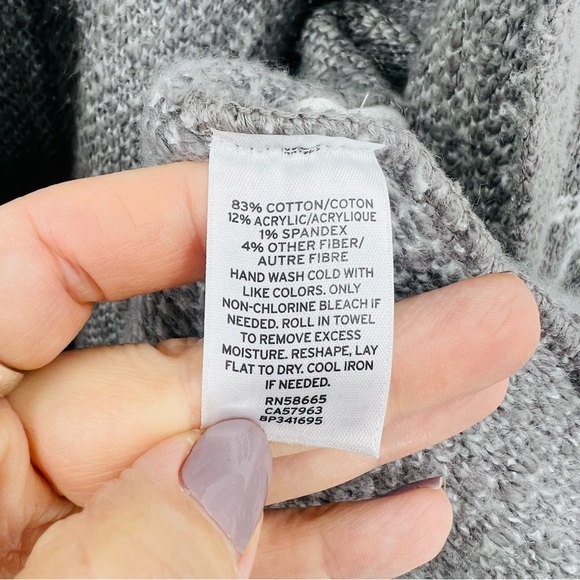 BP. Window Pane Gray Oversized Cardigan M|L - Picture 4 of 7